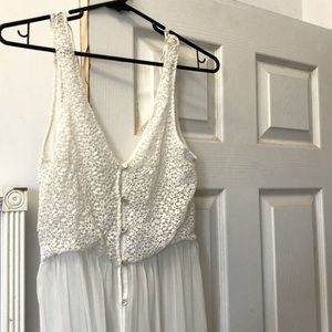 White Zara maxi dress
